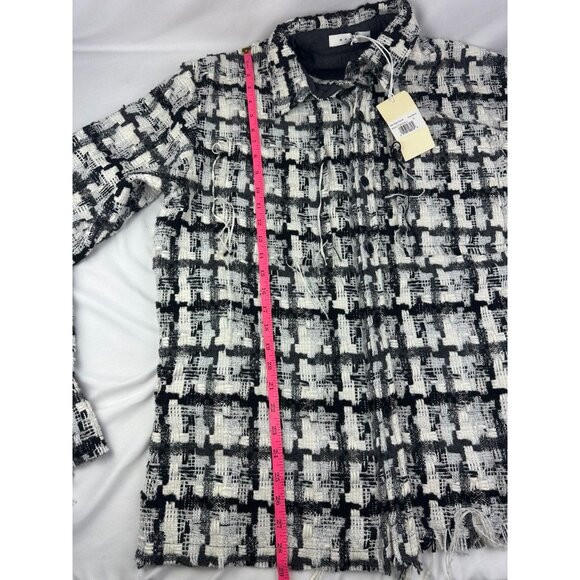 NWT MNML - Heavy WOVEN YARN Patchwork Mens M - Flannel Shirt Jacket - Picture 7 of 8